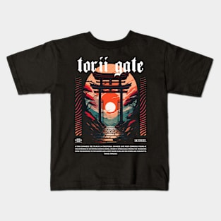 Japan Torii Gate Kids T-Shirt